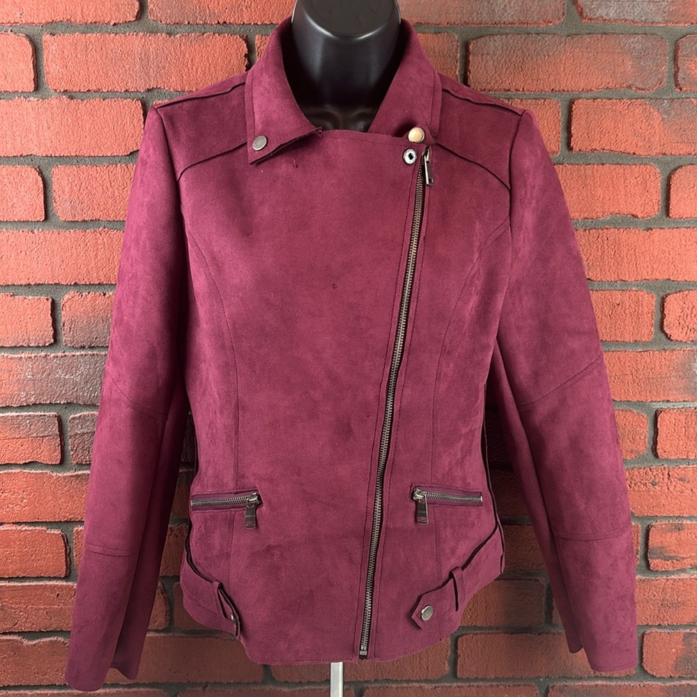 LA Coalition Jacket‎ Womans Small Faux Leather